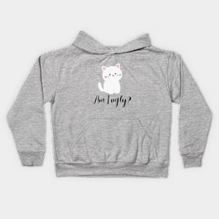 Am I ugly cat? Kids Hoodie